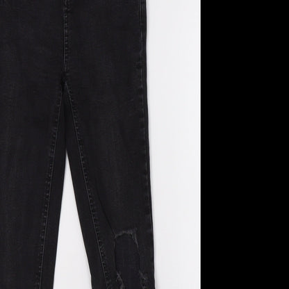 New Look Womens Black  Denim Skinny Jeans Size 8 L27 in