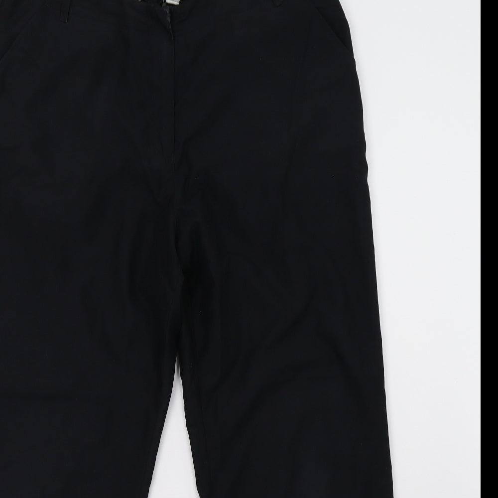 Womens UK Size 14 Dorothy Perkins Regular Fit  Black Trousers