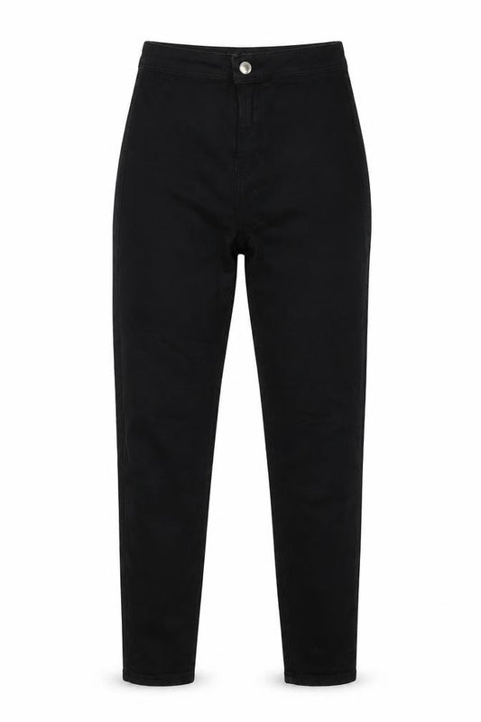 Womens UK Size 6 Bershka Regular Fit Skinny Black Jeans