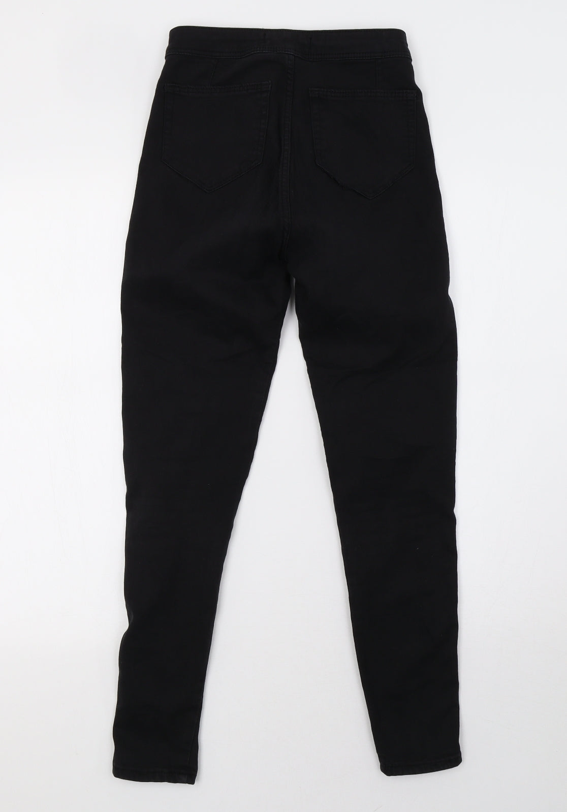 Bershka Womens Black  Denim Skinny Jeans Size 6 L28 in