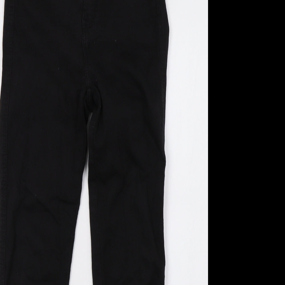 Bershka Womens Black  Denim Skinny Jeans Size 6 L28 in