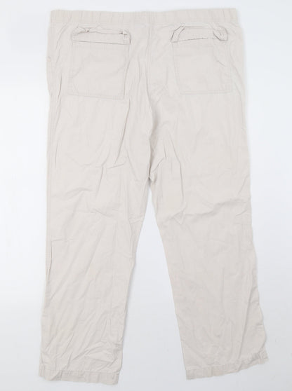 Womens UK Size 16 isabelle Regular Fit  White Trousers
