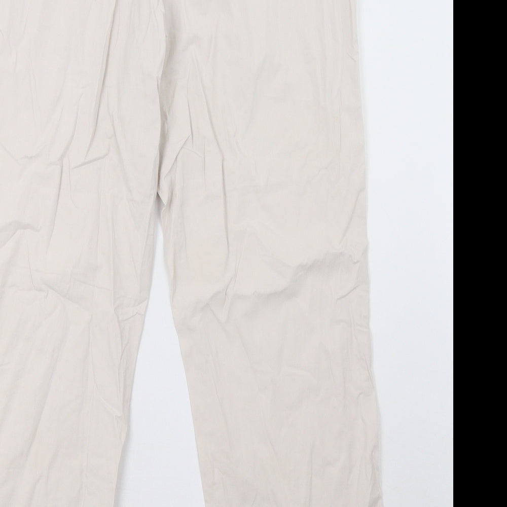 Womens UK Size 16 isabelle Regular Fit  White Trousers