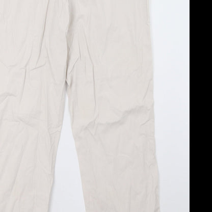 Womens UK Size 16 isabelle Regular Fit  White Trousers