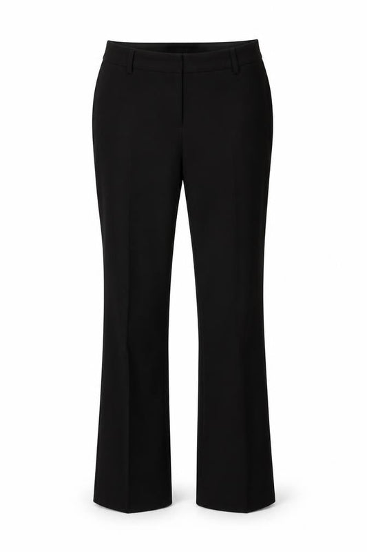 Womens UK Size 8 Matalan Regular Fit  Black Trousers