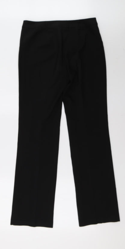 Matalan Womens Black   Trousers  Size 8 L33 in