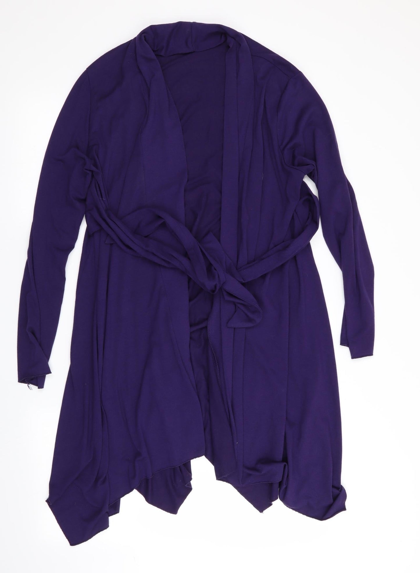 James Lakeland Womens Purple   Cardigan Jumper   - Waterfall Cardigan