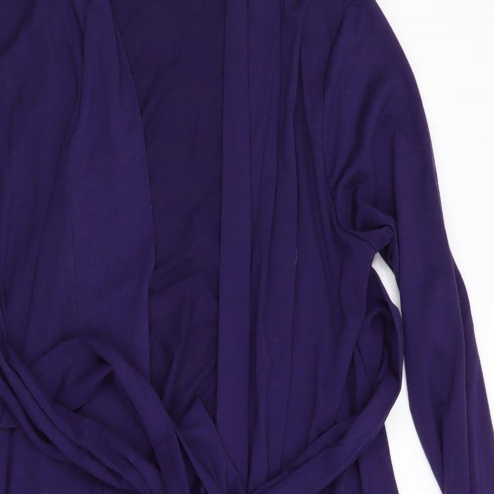 James Lakeland Womens Purple   Cardigan Jumper   - Waterfall Cardigan