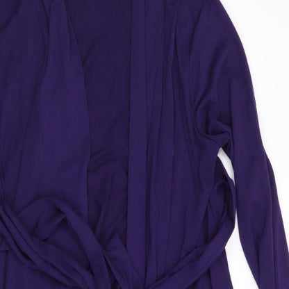 James Lakeland Womens Purple   Cardigan Jumper   - Waterfall Cardigan