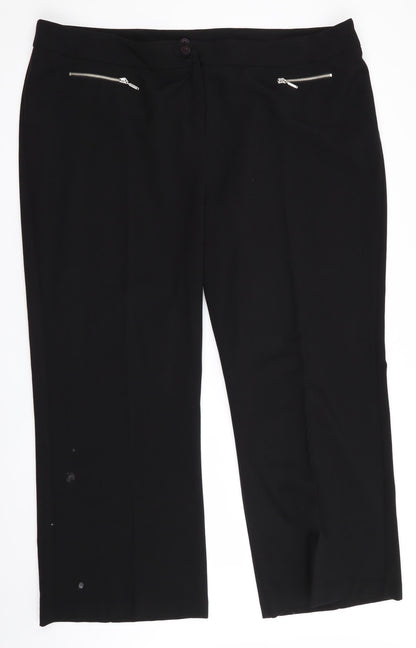 CMD Womenswear Womens Black   Trousers  Size 20 L27 in