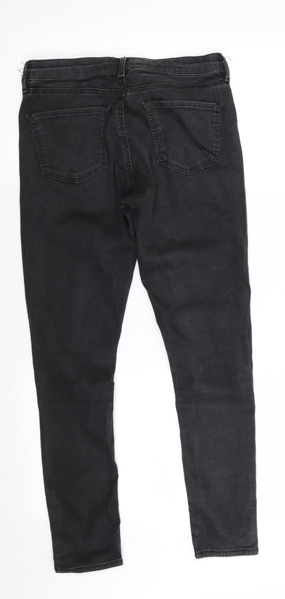 Topshop Leigh Mens Black   Skinny Jeans Size 28 in L26 in