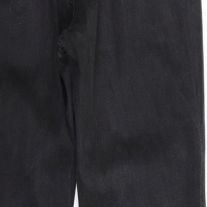 Topshop Leigh Mens Black   Skinny Jeans Size 28 in L26 in