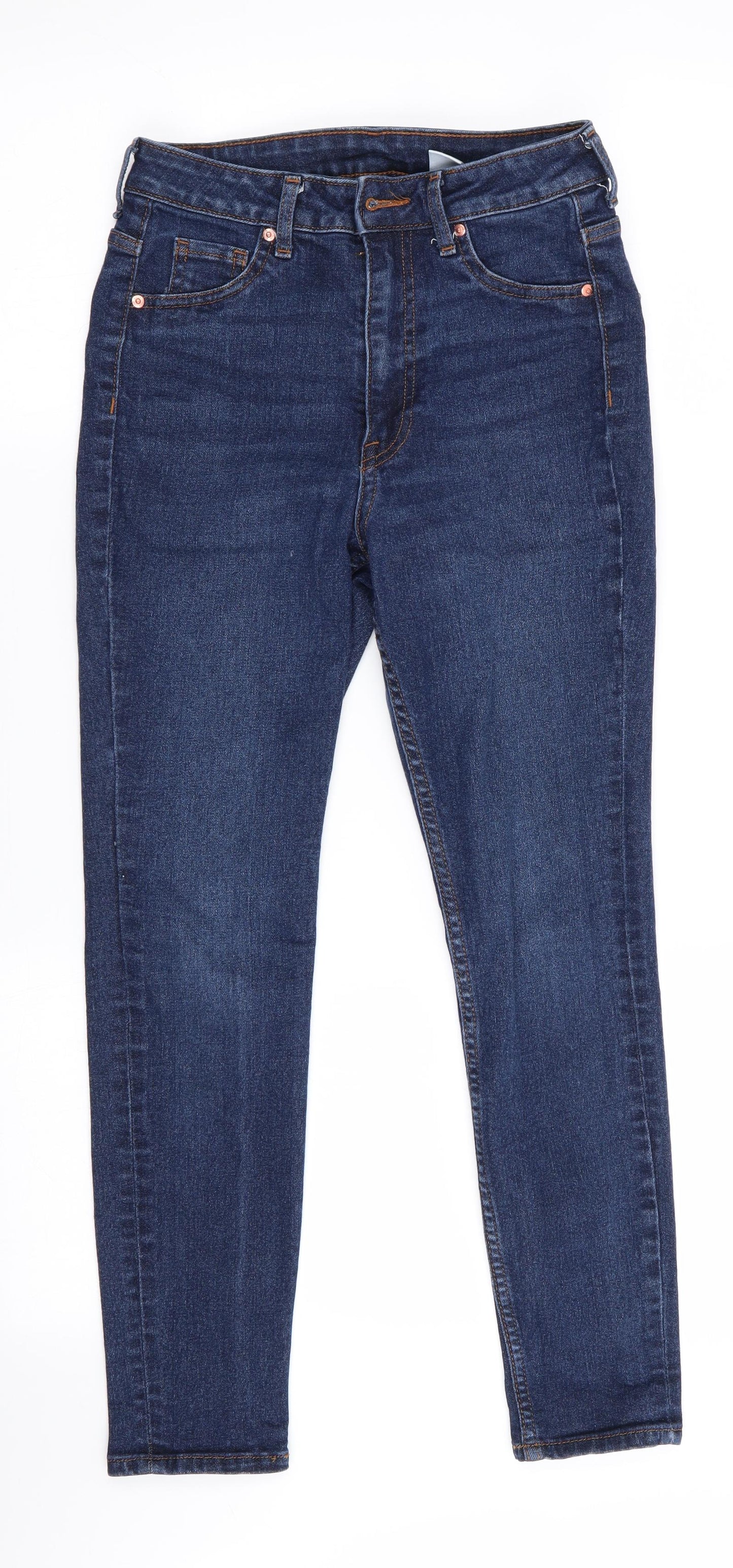 Womens UK Size 6 H&M Regular Fit Jegging Blue Jeans