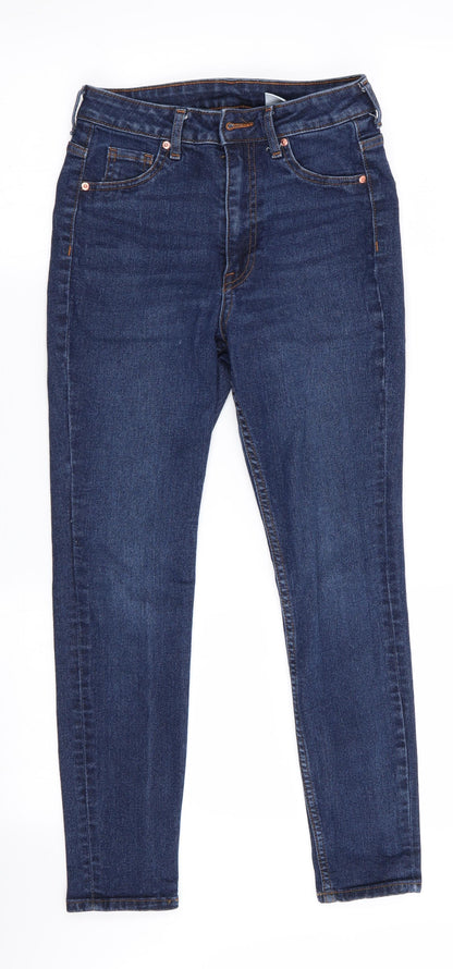 Womens UK Size 6 H&M Regular Fit Jegging Blue Jeans