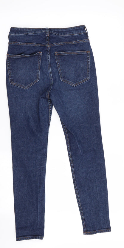 Womens UK Size 6 H&M Regular Fit Jegging Blue Jeans