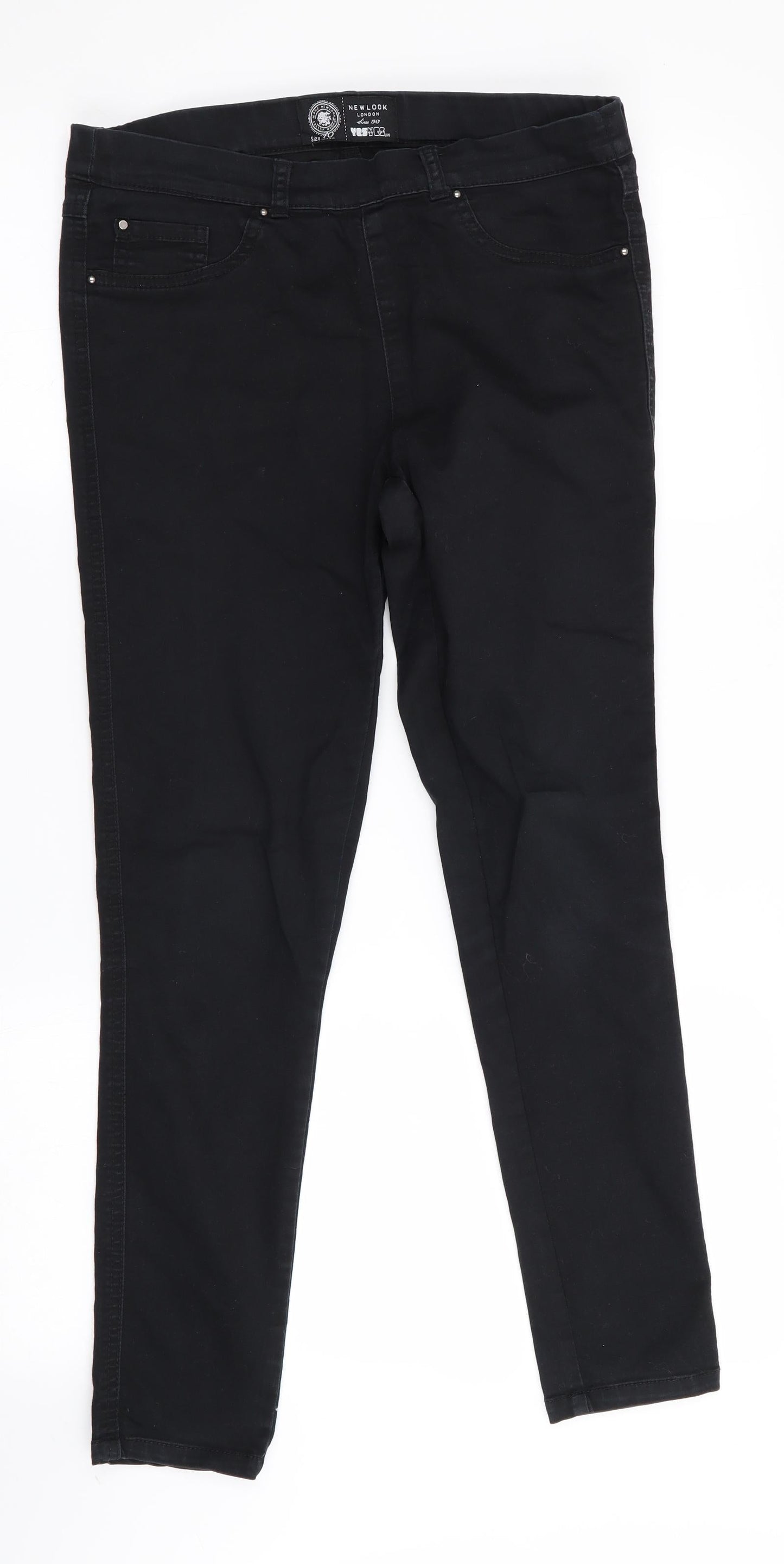 New Look Womens Black   Jegging Jeans Size 10 L27 in