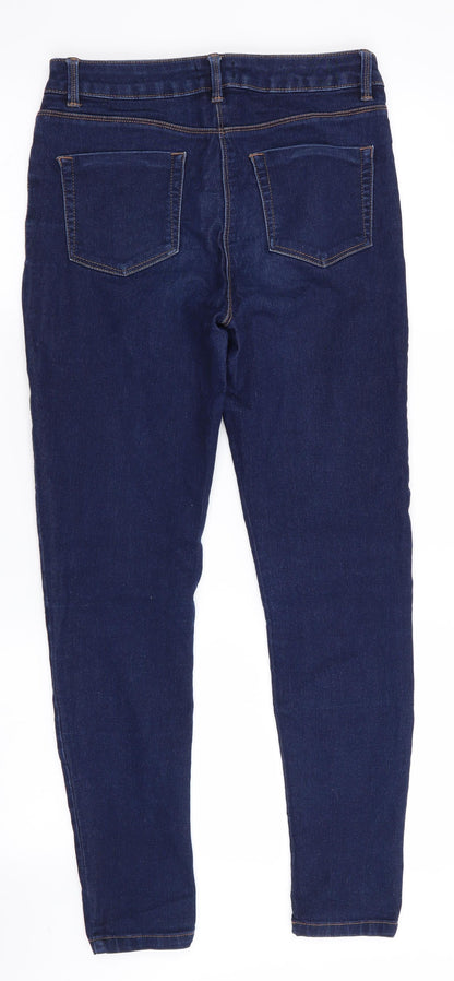 Womens UK Size 10 Denim Regular Fit Skinny Blue Jeans