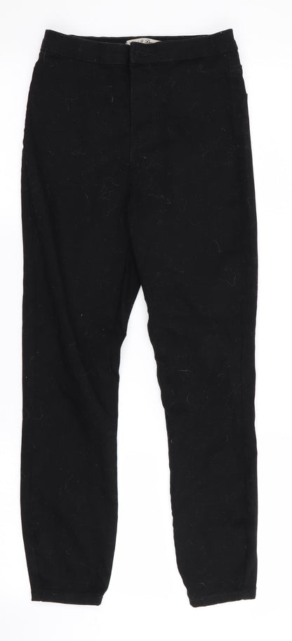 Denim Co Womens Black   Tapered Jeans Size 8 L25 in