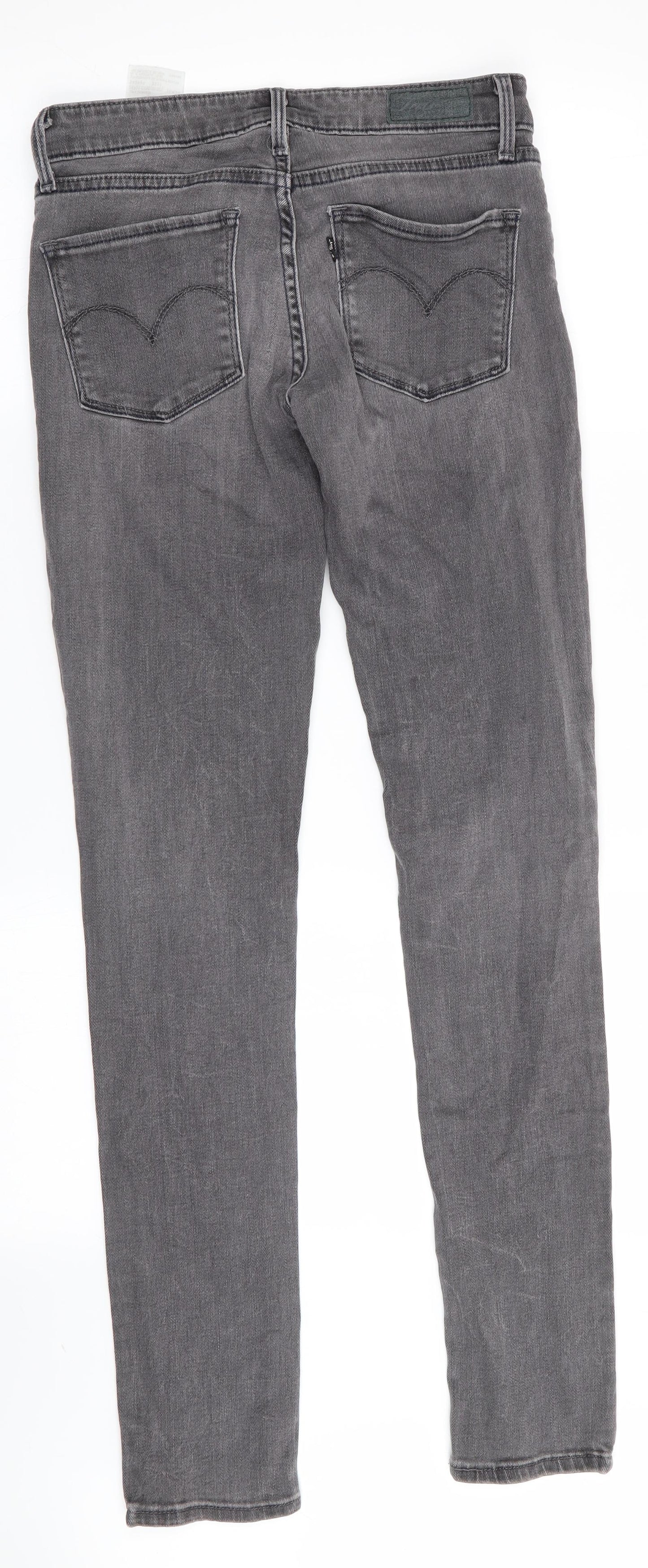 Demi Curve Womens Grey   Skinny Jeans Size 26 L32 in