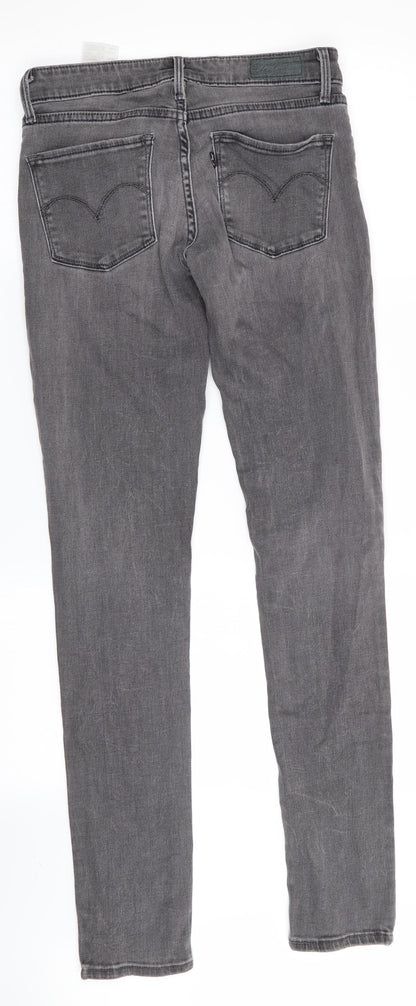 Demi Curve Womens Grey   Skinny Jeans Size 26 L32 in