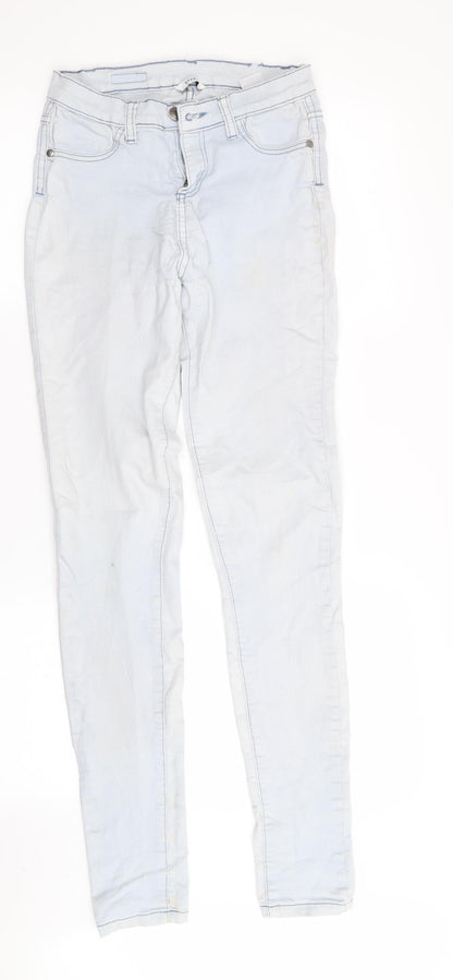 Mens UK Size M Sparkle Regular Fit Skinny Blue Jeans