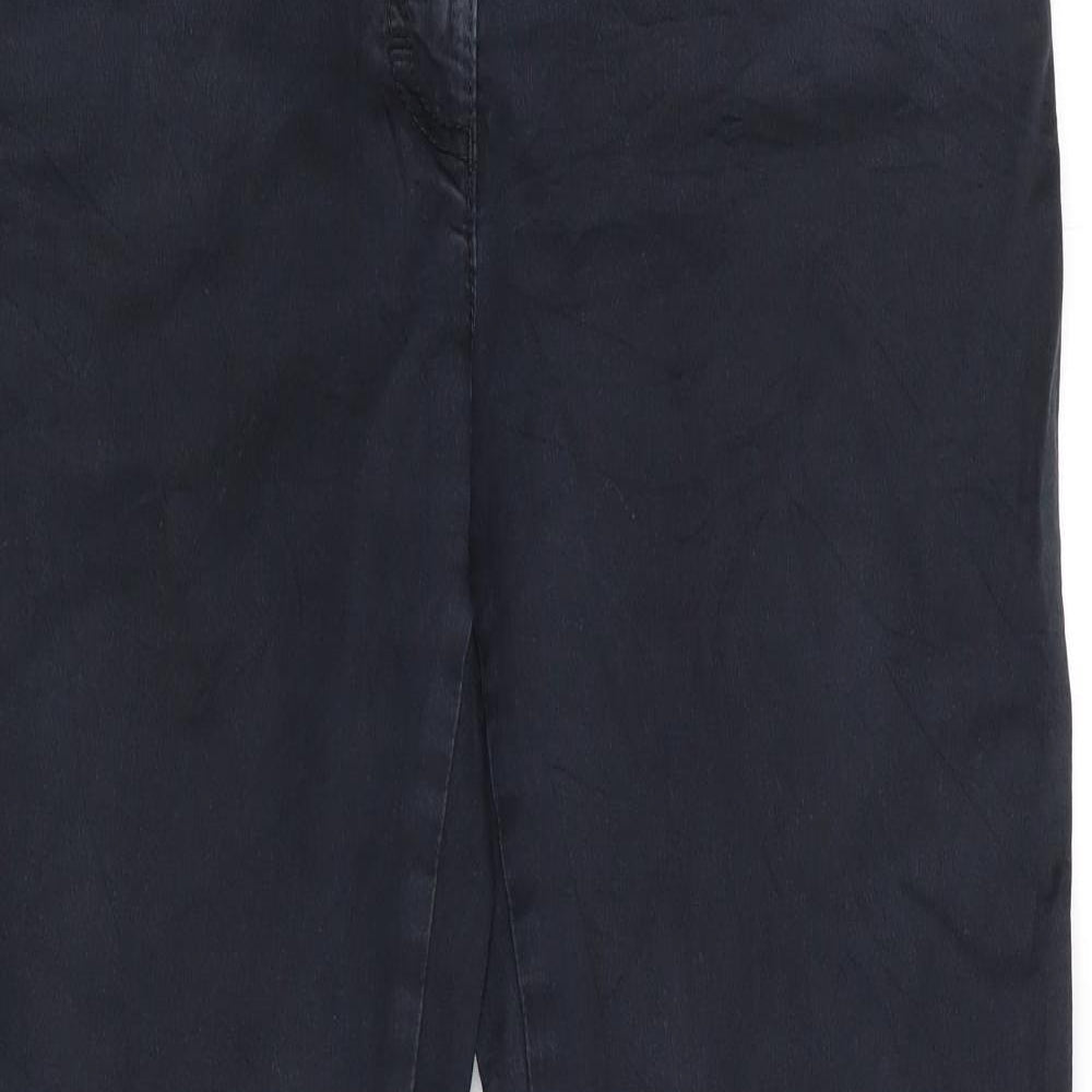 Mens UK Size 30 in City Sports Regular Fit Chino Blue Trousers