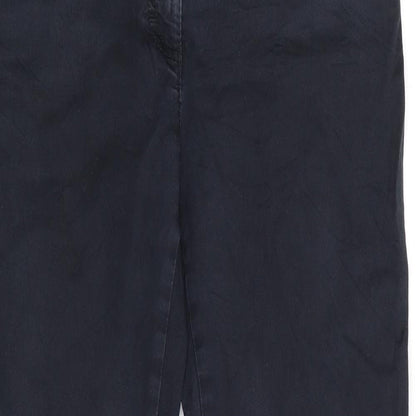 Mens UK Size 30 in City Sports Regular Fit Chino Blue Trousers