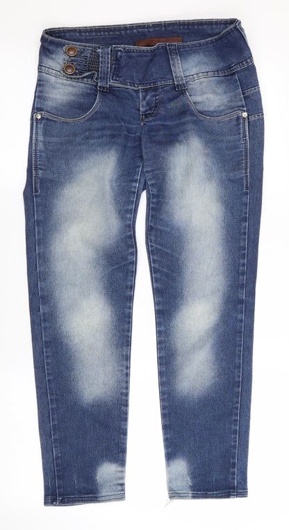 Handara Womens Blue   Straight Jeans Size 8 L28 in