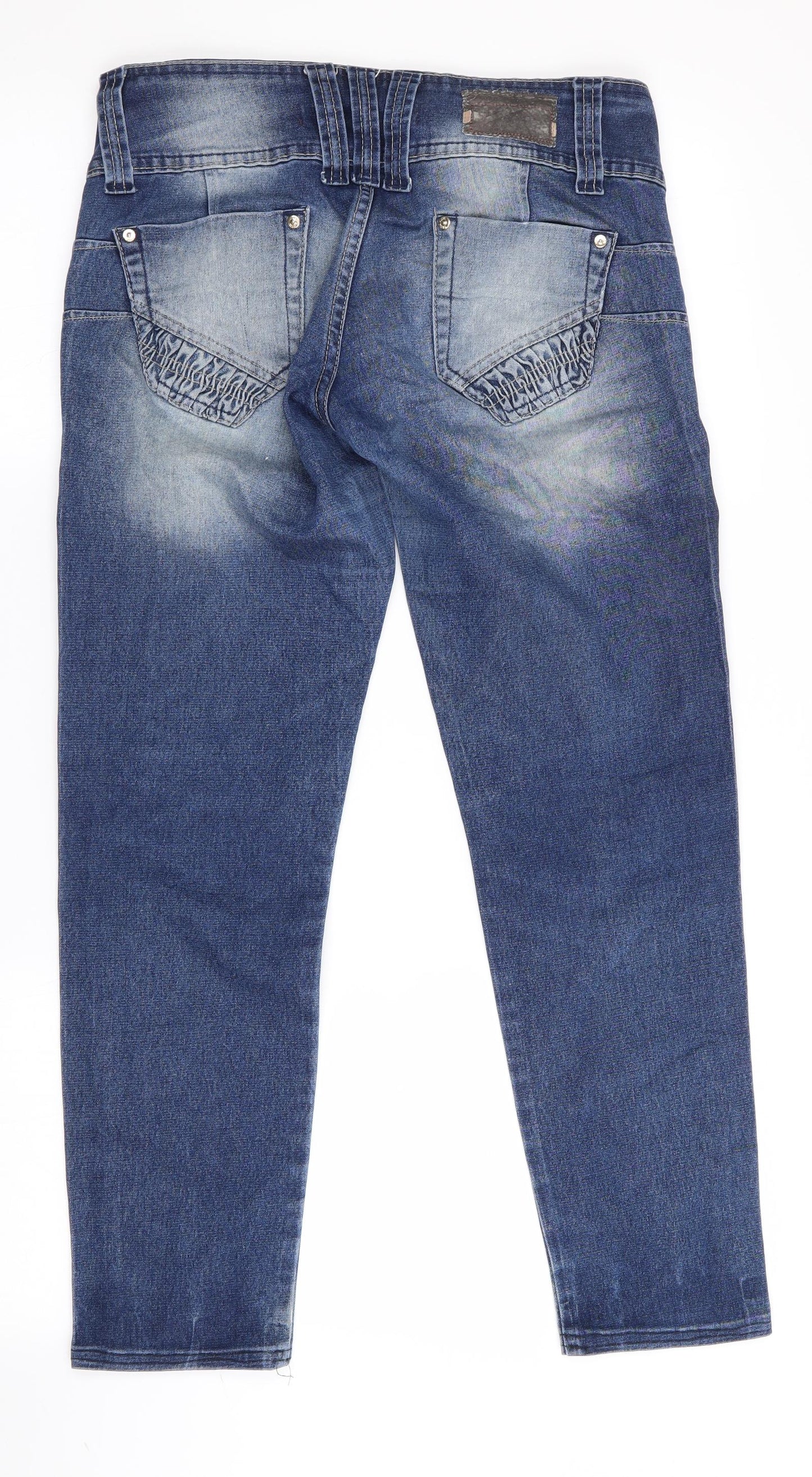 Handara Womens Blue   Straight Jeans Size 8 L28 in