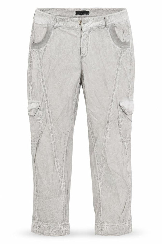 Mens UK Size 38 in CRO Regular Fit Cargo Grey Trousers