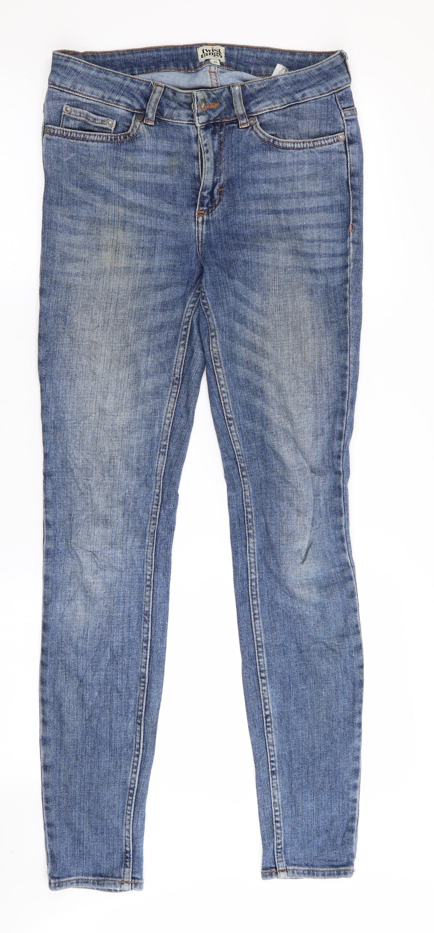 Mens UK Size  Twist Tango  Skinny Blue Jeans