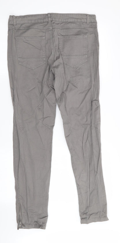 Kaffe Womens Grey   Straight Jeans Size 12 L29 in