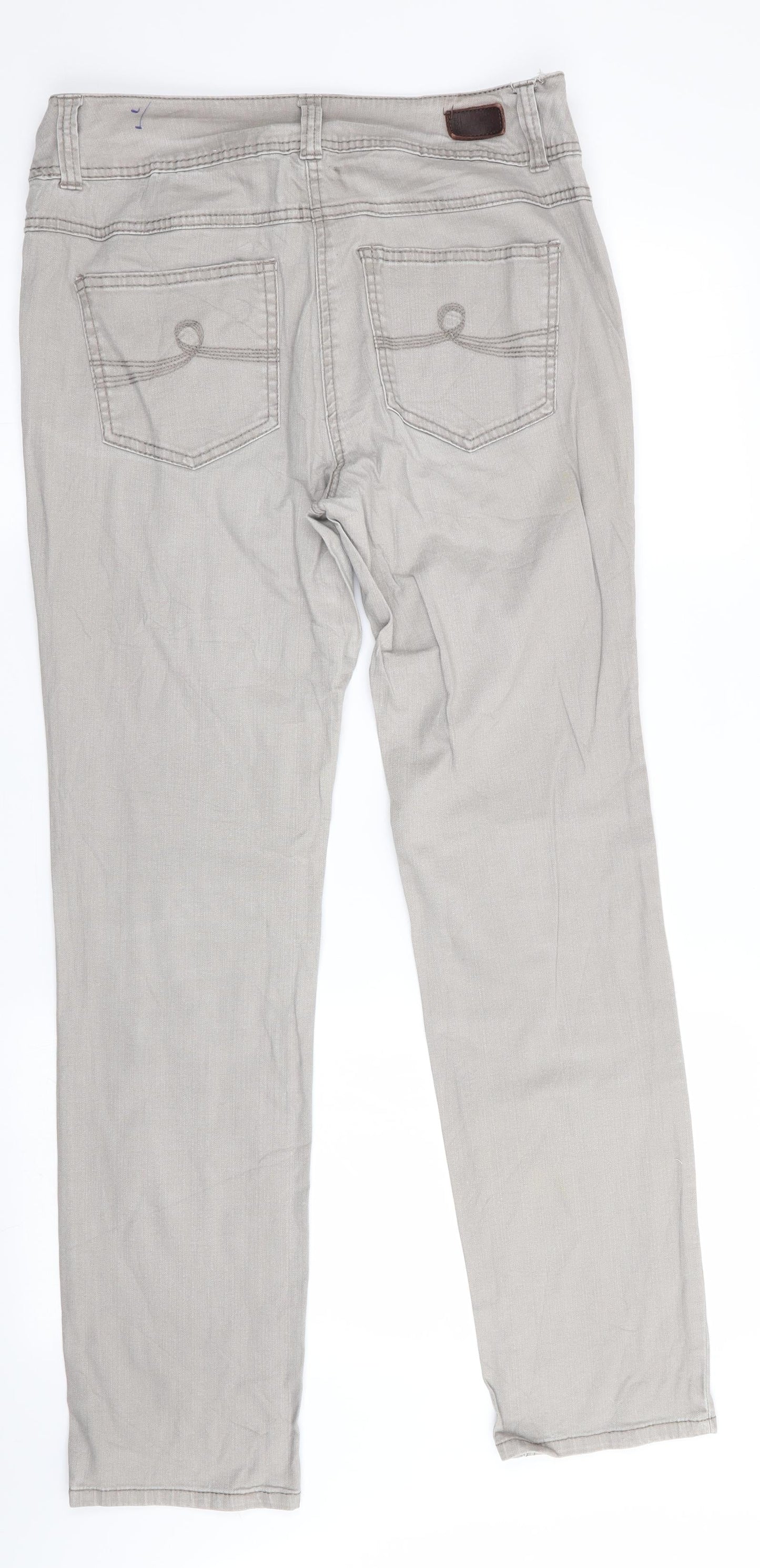 Cecil Mens Grey   Straight Jeans Size 31 in L30 in