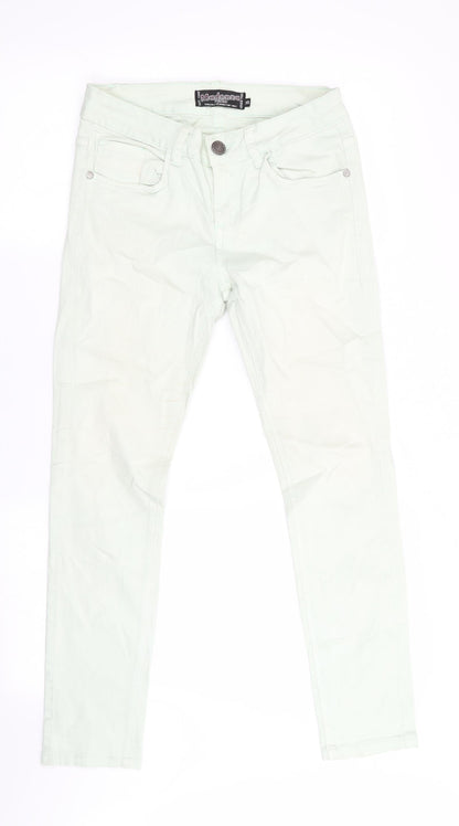 Madonna Denim Womens Green   Straight Jeans Size XS L26 in