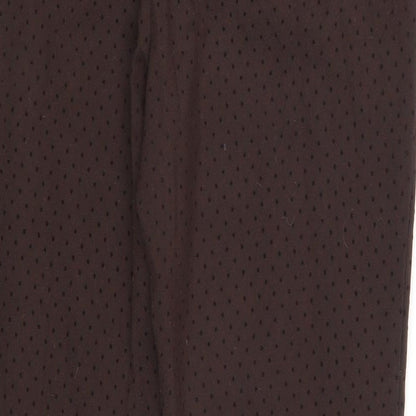 Womens UK Size 12 Zara Regular Fit  Brown Trousers