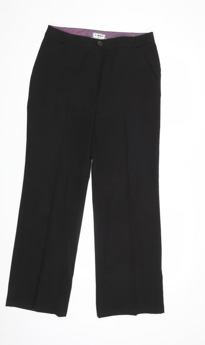R.Sweep Womens Black   Dress Pants Trousers Size 14 L31 in