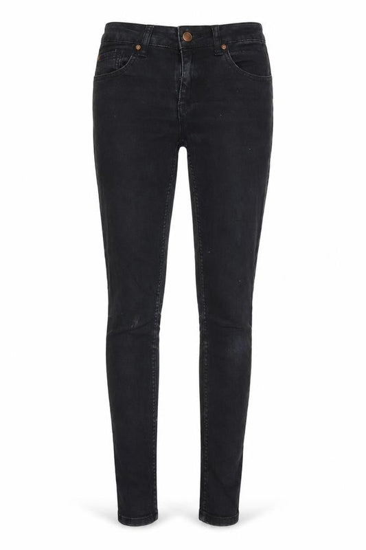 Womens UK Size 8 C Denim Regular Fit Skinny Black Jeans