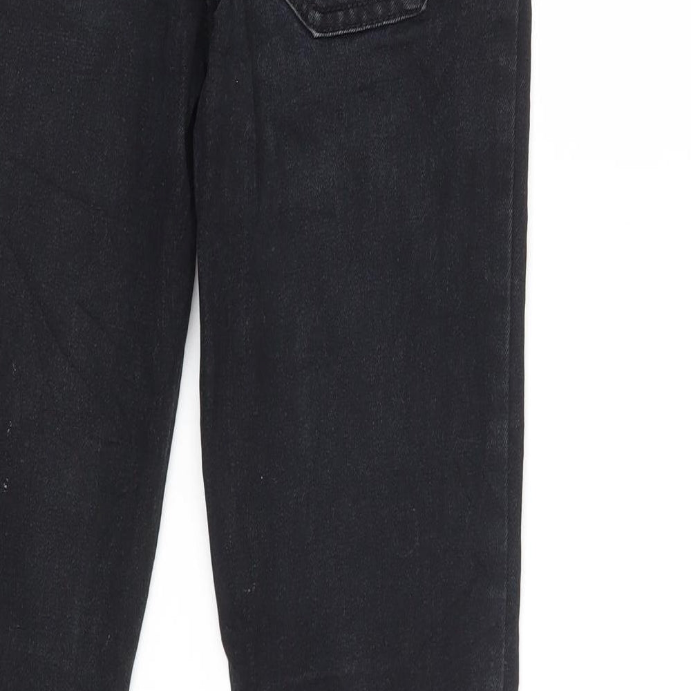 Womens UK Size 8 C Denim Regular Fit Skinny Black Jeans