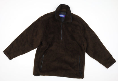 Mens UK Size S Global Adventure Brown Overcoat