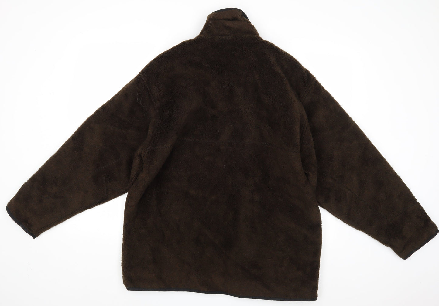 Mens UK Size S Global Adventure Brown Overcoat