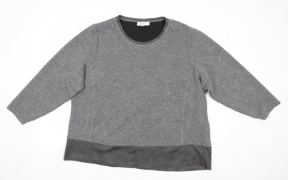 Womens UK Size XL Jorli Grey Pullover Jumper
