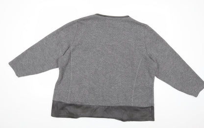 Womens UK Size XL Jorli Grey Pullover Jumper