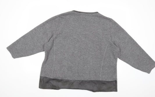 Womens UK Size XL Jorli Grey Pullover Jumper