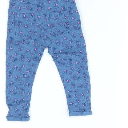 Cool club Baby Blue Flecked  Jogger Trousers Size 12 Months