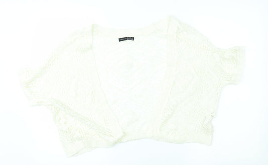 Womens UK Size S Atmosphere Ivory Cardigan Jumper