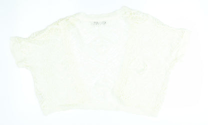Womens UK Size S Atmosphere Ivory Cardigan Jumper