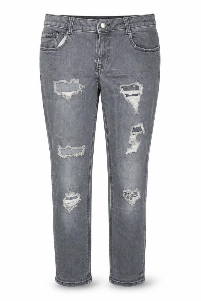 Womens UK Size 10 denim co Regular Fit Straight Grey Jeans