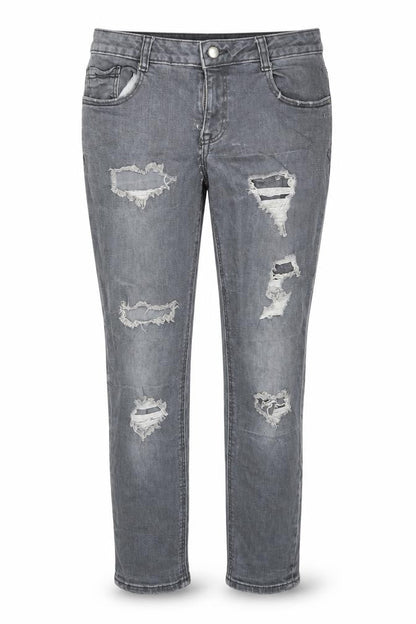 Womens UK Size 10 denim co Regular Fit Straight Grey Jeans