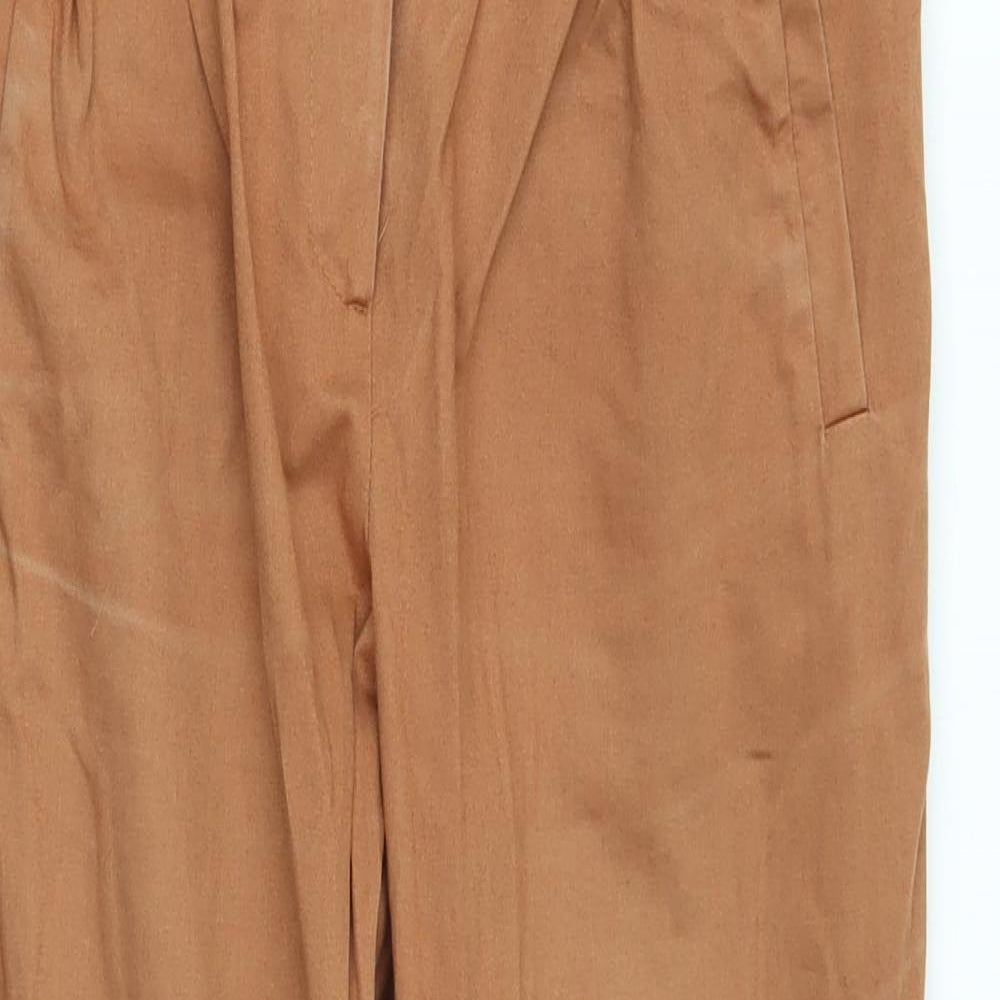 New Look Womens Orange   Capri Trousers Size 10 L23 in