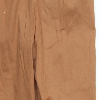 New Look Womens Orange   Capri Trousers Size 10 L23 in